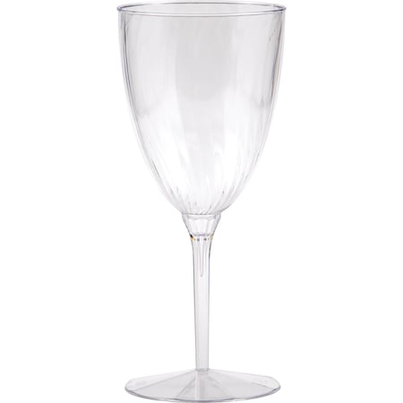 Sensations Clear Plastic Wine Glasses, 8oz, 96PK 347889